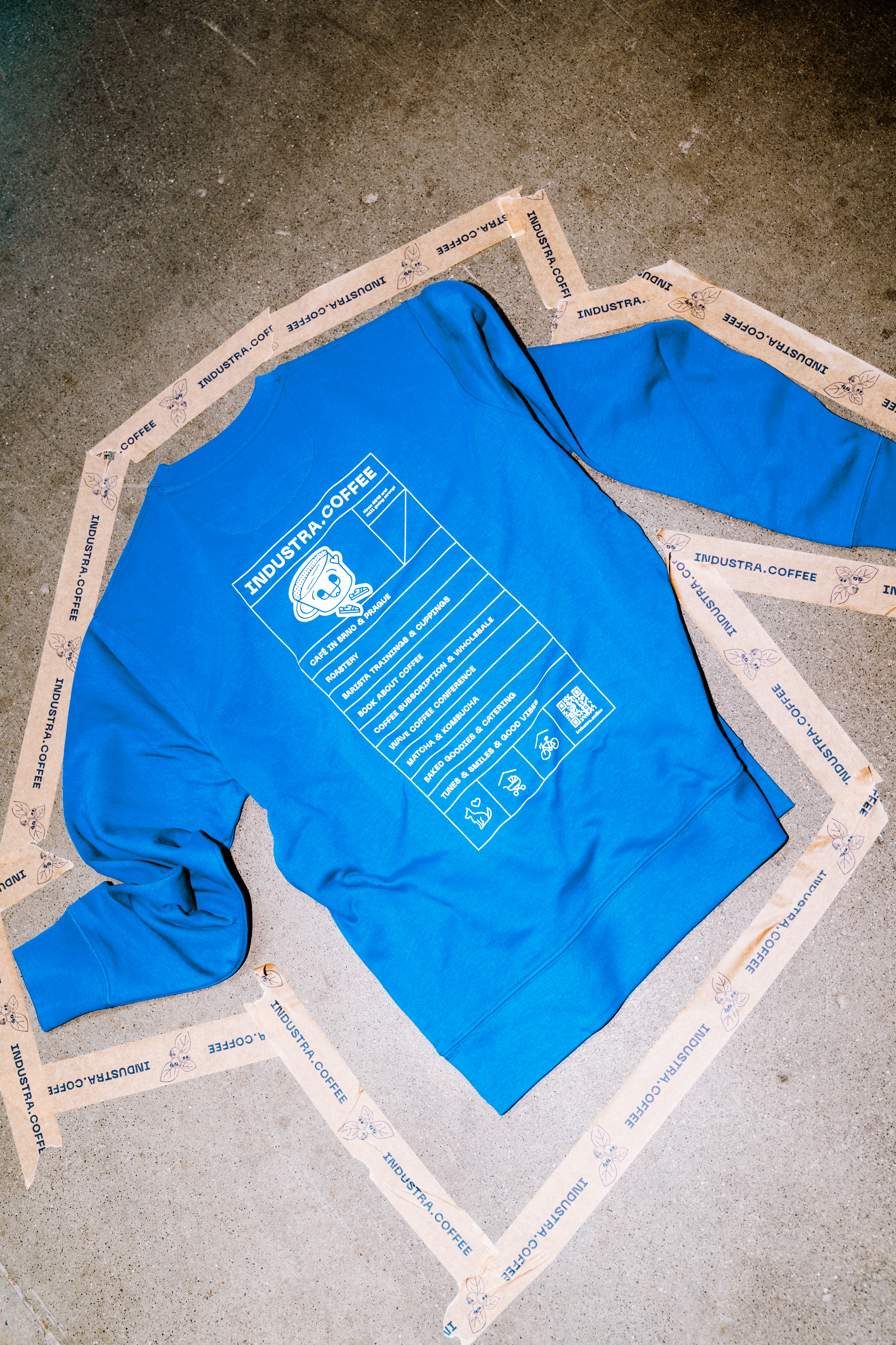 Sweatshirt Industra Coffee Blue - Image 6