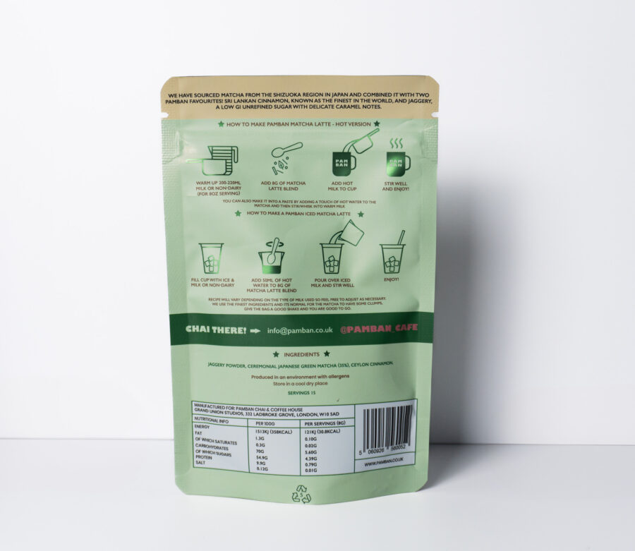 PAMBAN MATCHA LATTE 120 g - Image 2